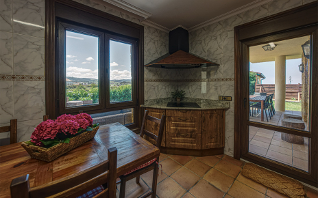 Great views from the kitchen too